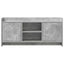 TV-skab 102 x 33 x 47 cm Betongrå Konstrueret træ