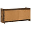 TV-skab 102 x 33 x 47 cm Røget eg Konstrueret træ