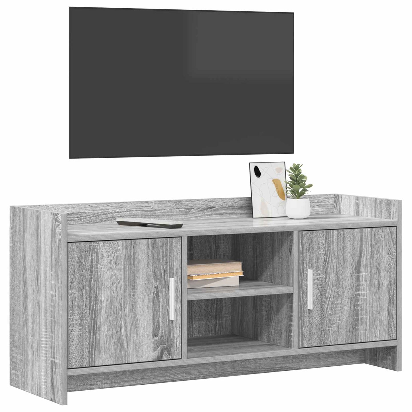 TV-skab 102 x 33 x 47 cm Grå Sonoma Konstrueret træ