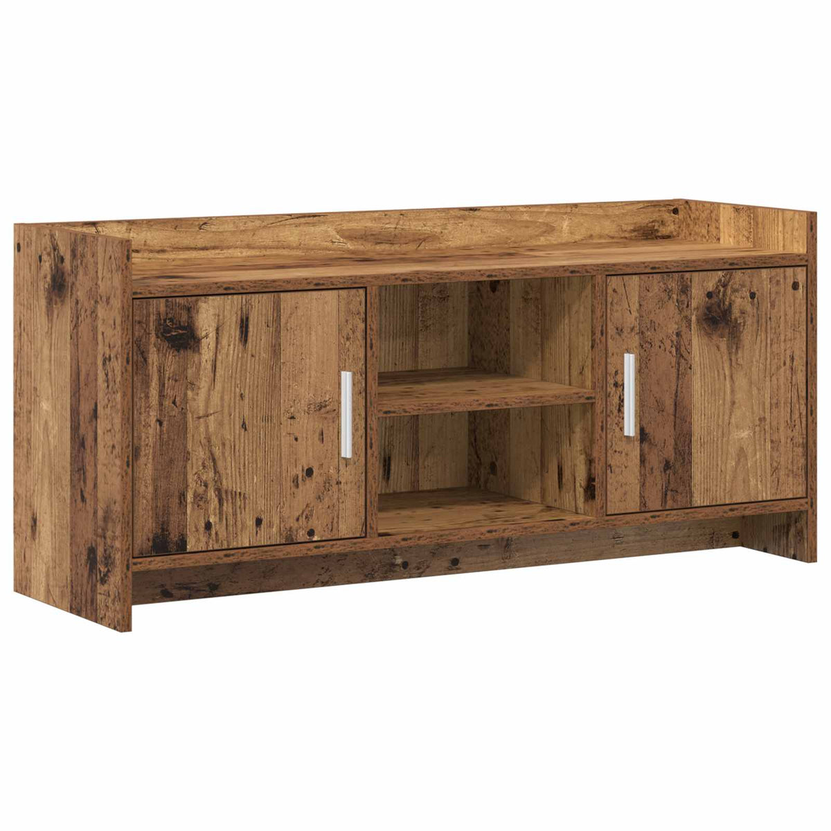 TV-skab 102 x 33 x 47 cm Gammelt træ Konstrueret træ