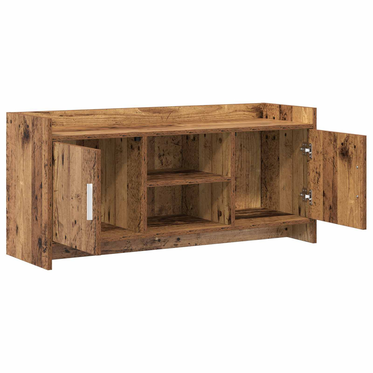 TV-skab 102 x 33 x 47 cm Gammelt træ Konstrueret træ