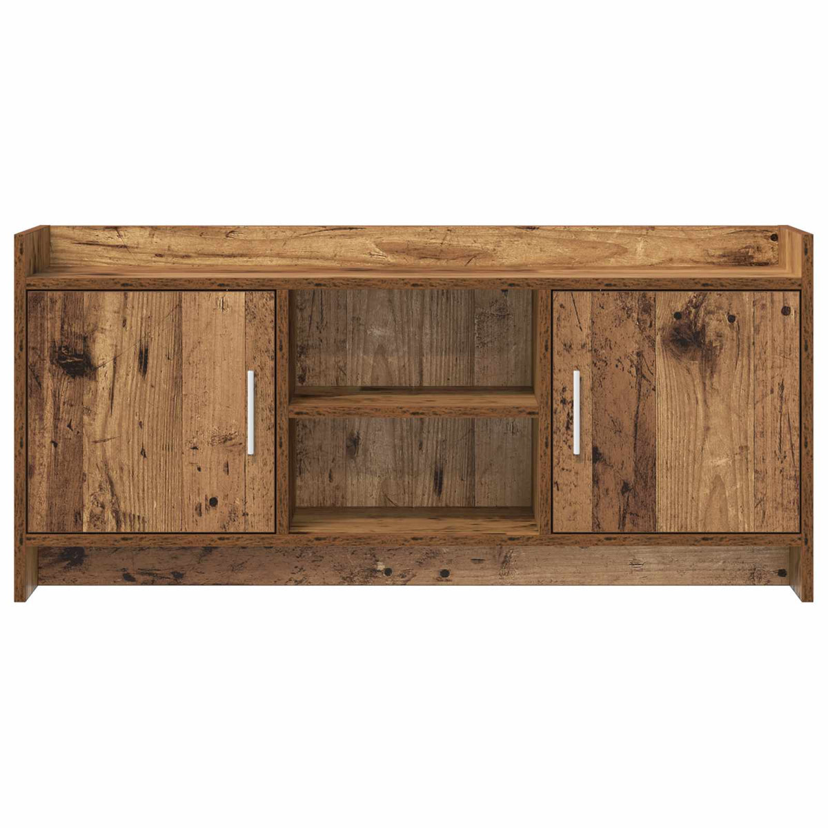 TV-skab 102 x 33 x 47 cm Gammelt træ Konstrueret træ