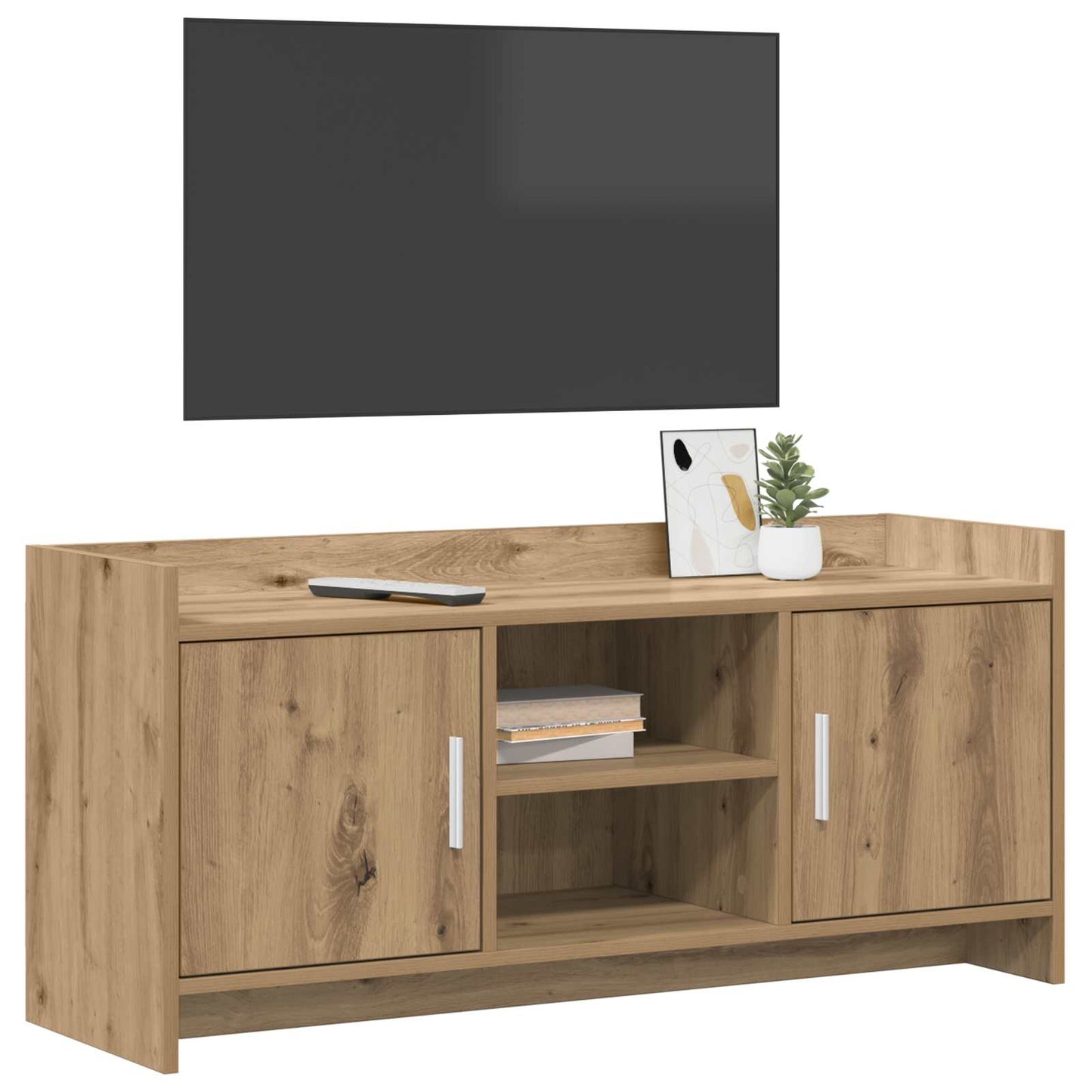 TV-skab 102 x 33 x 47 cm Artisan-eg Konstrueret træ
