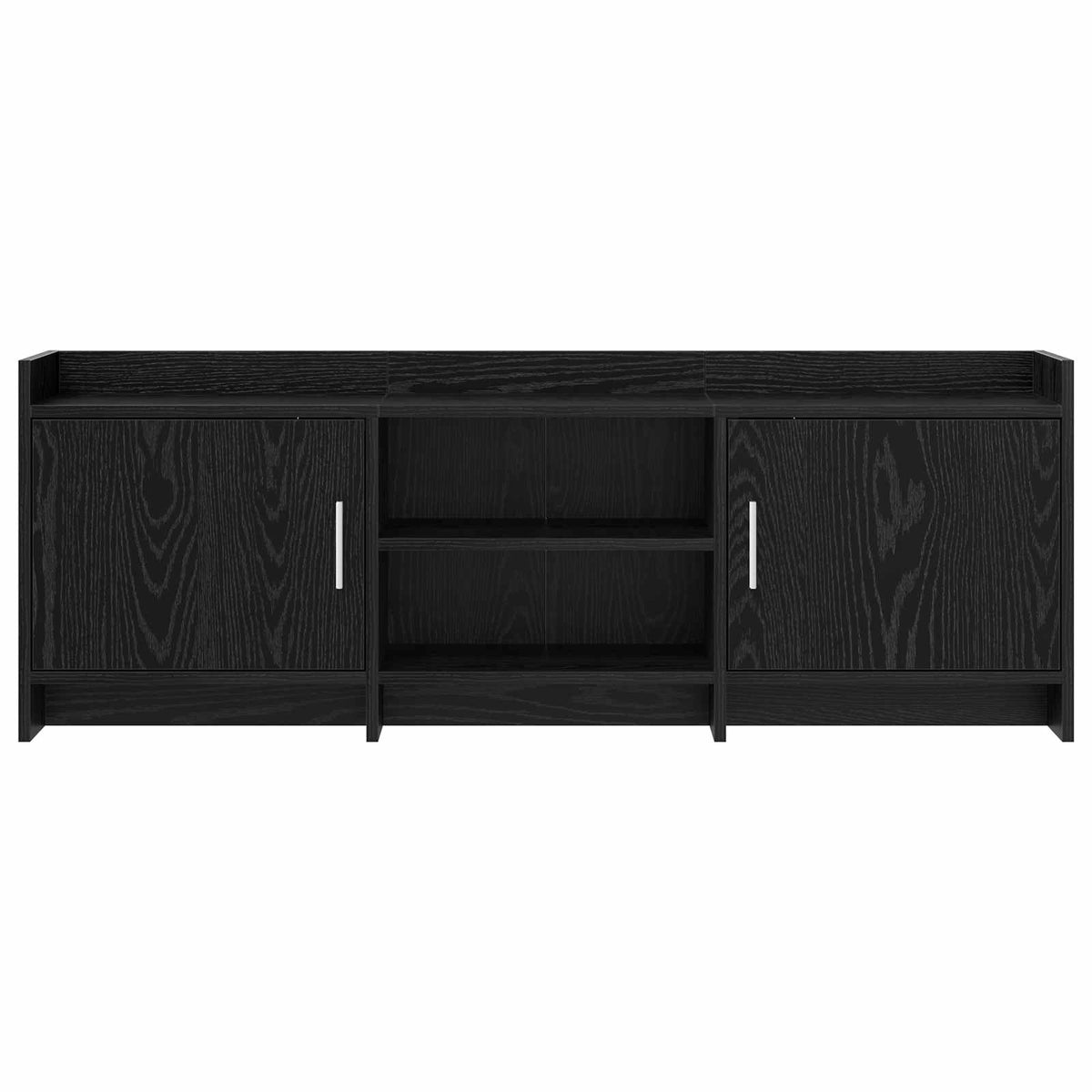 TV-skab 130 x 33 x 47 cm Sort eg Konstrueret træ