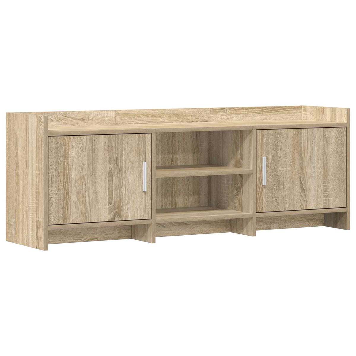 TV-skab 130 x 33 x 47 cm Sonoma-eg Konstrueret træ