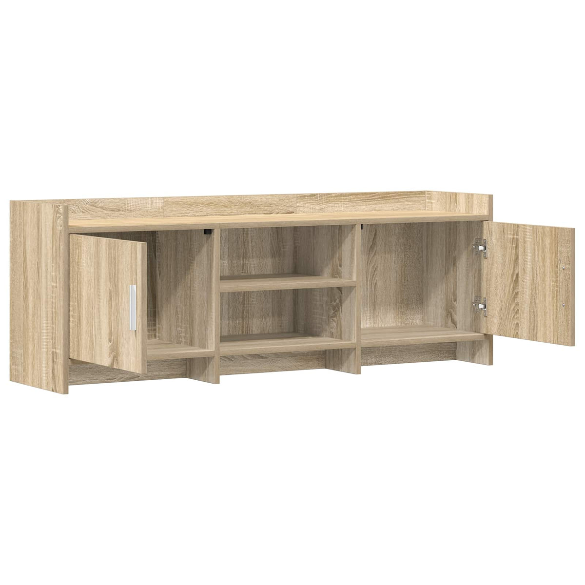 TV-skab 130 x 33 x 47 cm Sonoma-eg Konstrueret træ