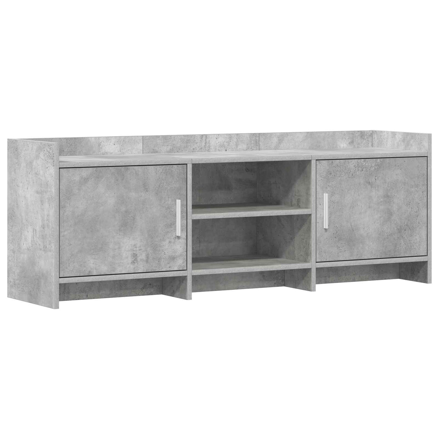 TV-skab 130 x 33 x 47 cm Betongrå Konstrueret træ