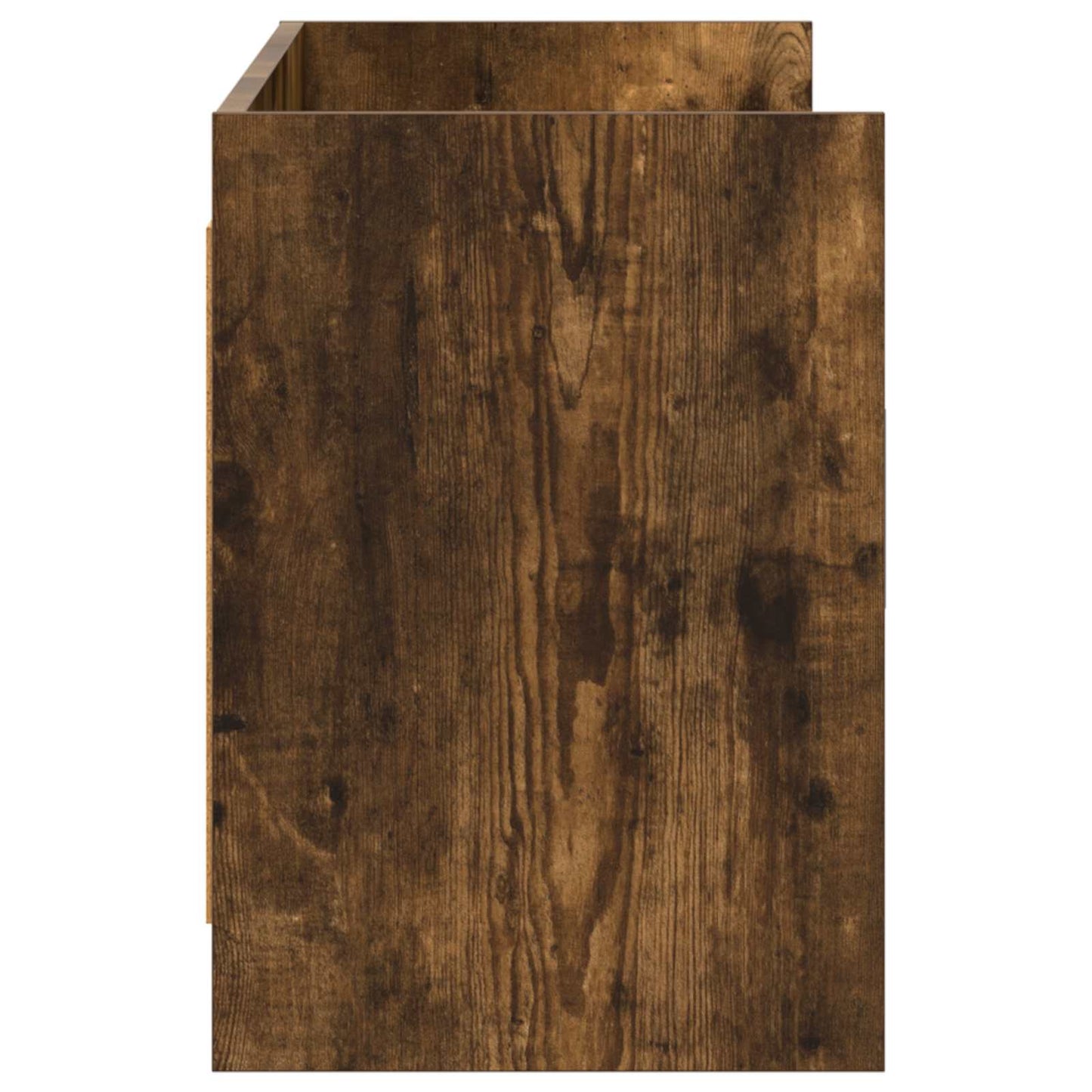 TV-skab 130 x 33 x 47 cm Røget eg Konstrueret træ