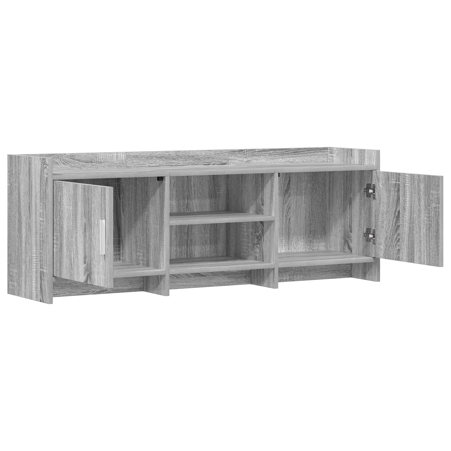 TV-skab 130 x 33 x 47 cm Grå Sonoma Konstrueret træ