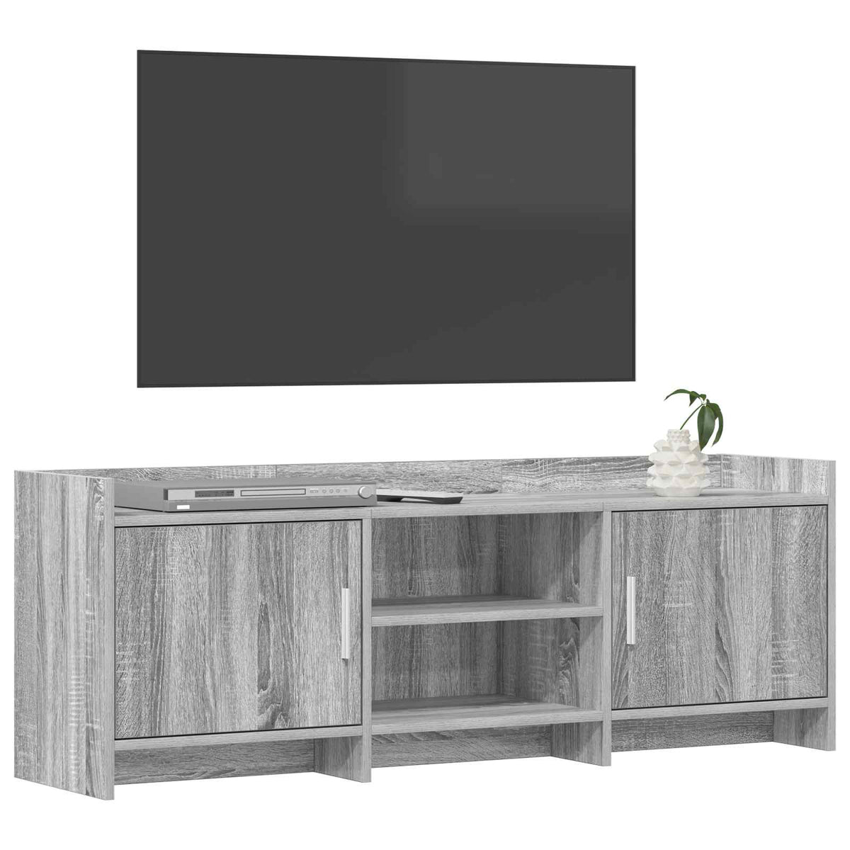 TV-skab 130 x 33 x 47 cm Grå Sonoma Konstrueret træ
