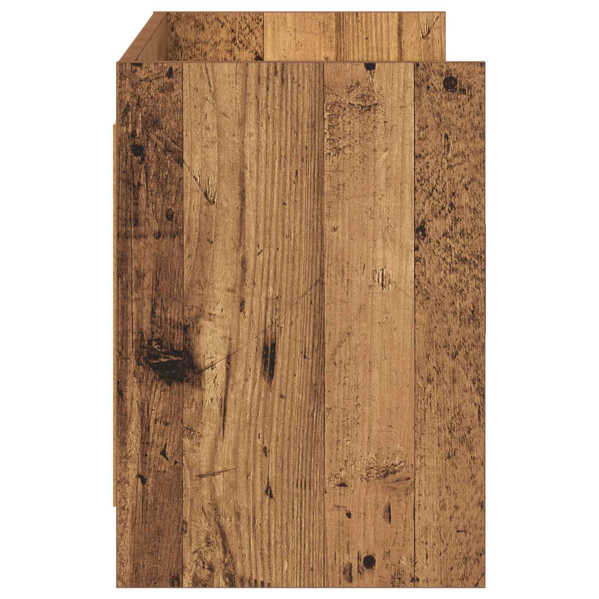 TV-skab 130 x 33 x 47 cm Gammelt træ Konstrueret træ