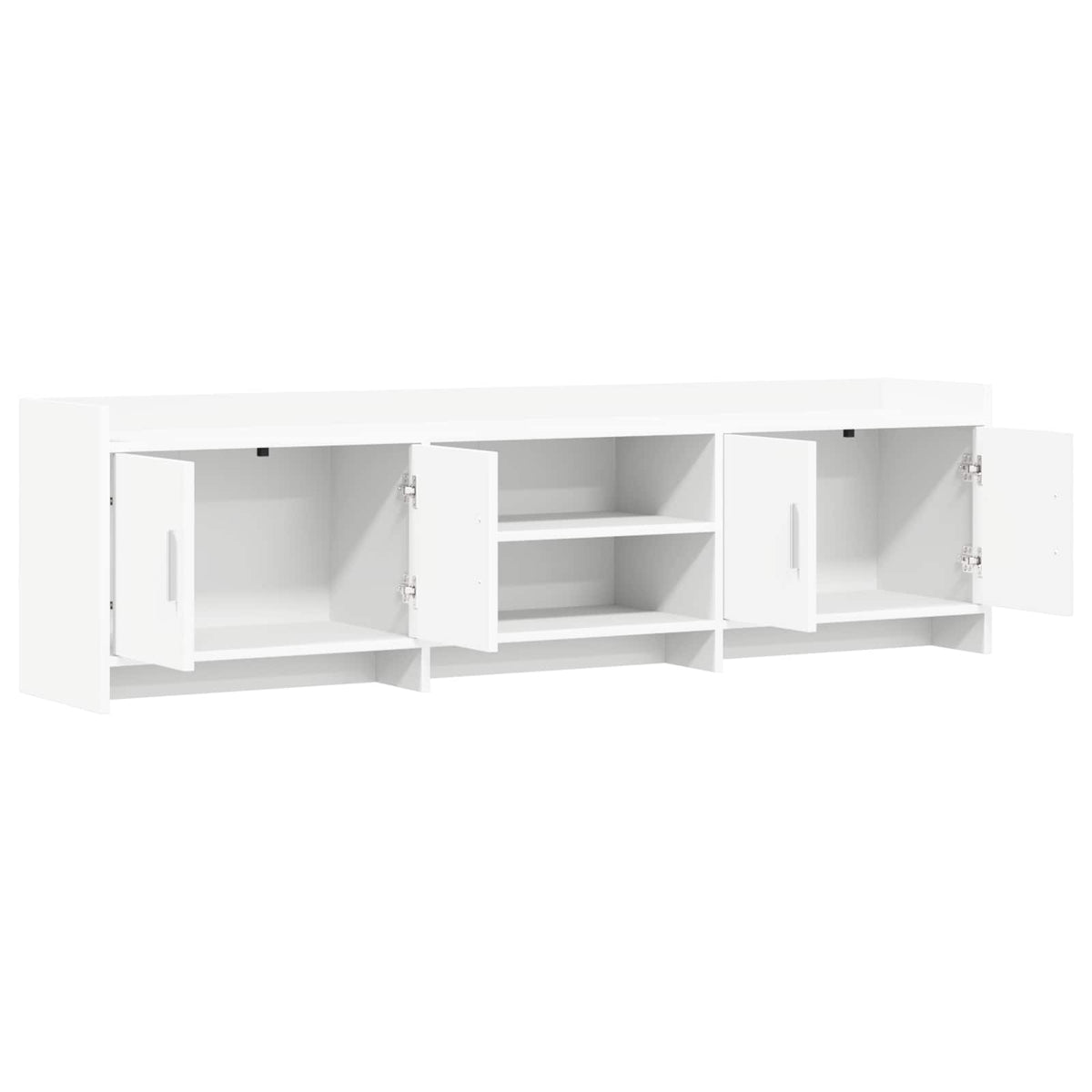 TV-skab 168 x 33 x 47 cm Hvid Konstrueret træ