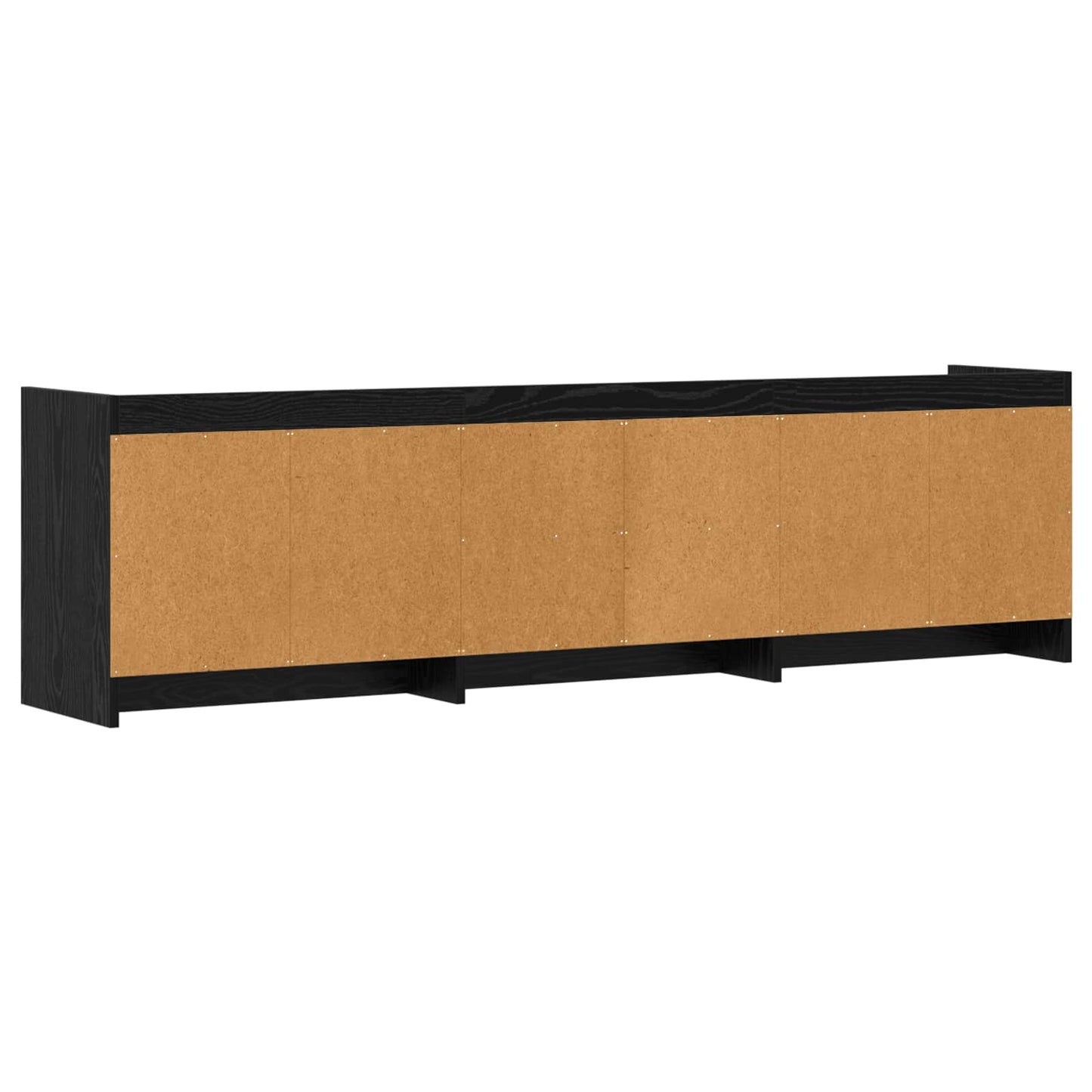 TV-skab 168 x 33 x 47 cm Sort eg Konstrueret træ