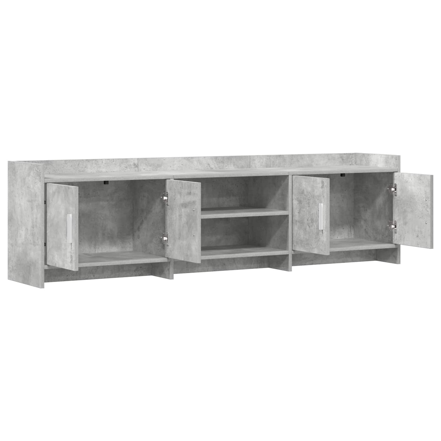 TV-skab 168 x 33 x 47 cm Betongrå Konstrueret træ