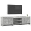 TV-skab 168 x 33 x 47 cm Betongrå Konstrueret træ