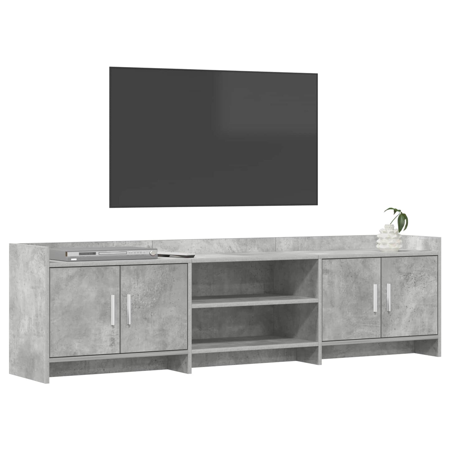 TV-skab 168 x 33 x 47 cm Betongrå Konstrueret træ