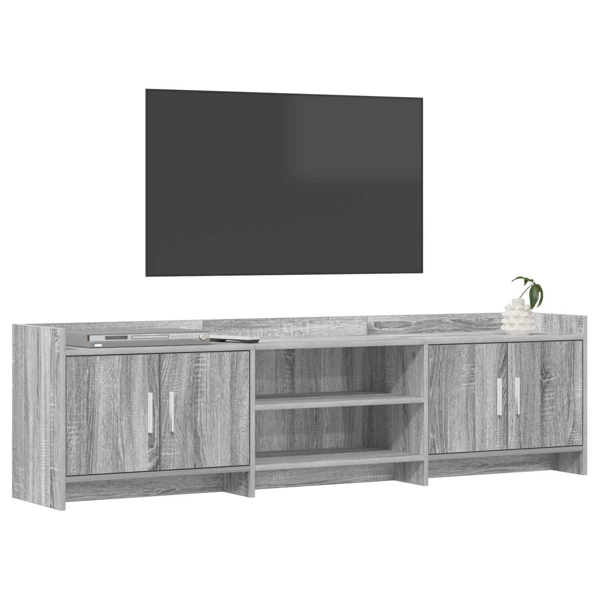 TV-skab 168 x 33 x 47 cm Grå Sonoma Konstrueret træ
