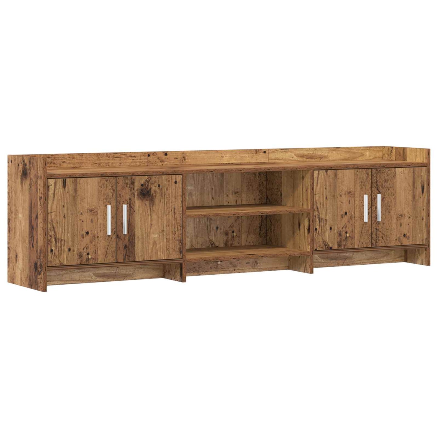 TV-skab 168 x 33 x 47 cm Gammelt træ Konstrueret træ