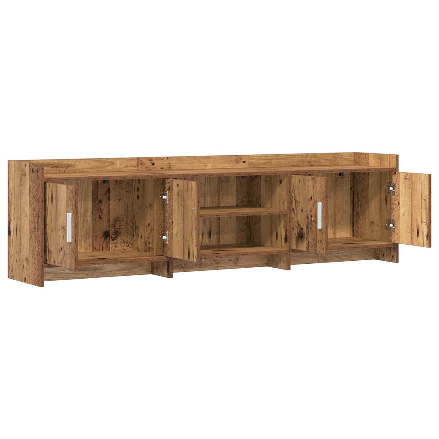 TV-skab 168 x 33 x 47 cm Gammelt træ Konstrueret træ