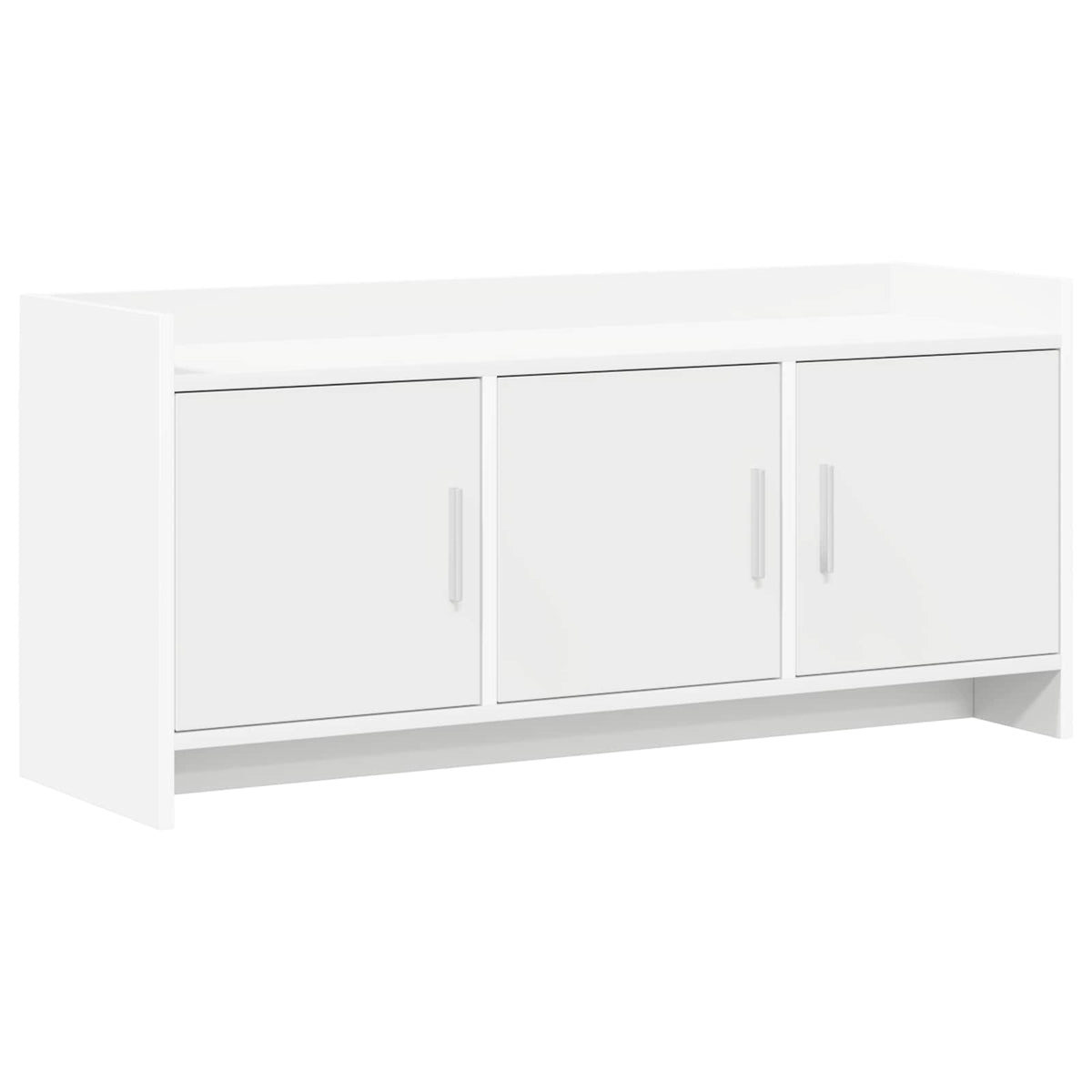 TV-skab 102 x 33 x 47 cm Hvid Konstrueret træ