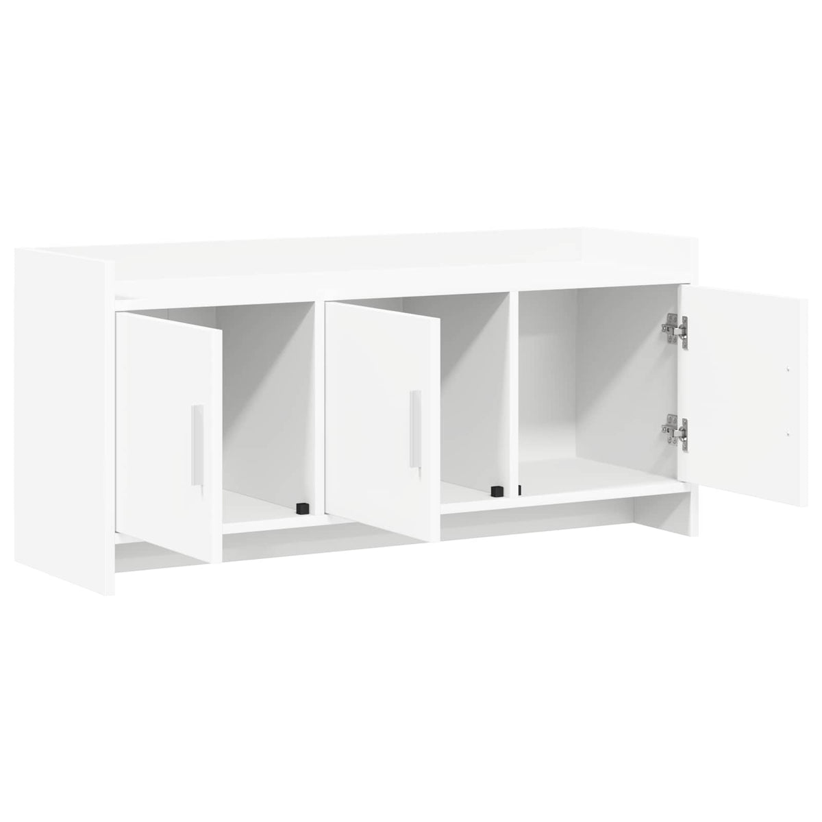 TV-skab 102 x 33 x 47 cm Hvid Konstrueret træ