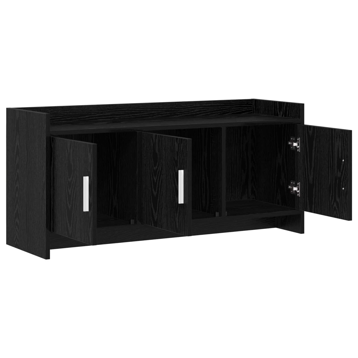 TV-skab 102 x 33 x 47 cm Sort eg Konstrueret træ
