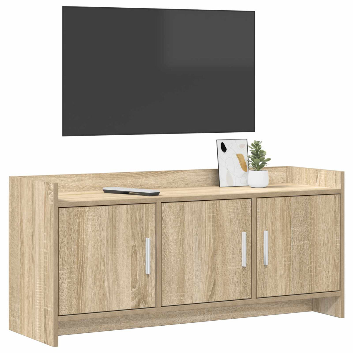 TV-skab 102 x 33 x 47 cm Sonoma-eg Konstrueret træ