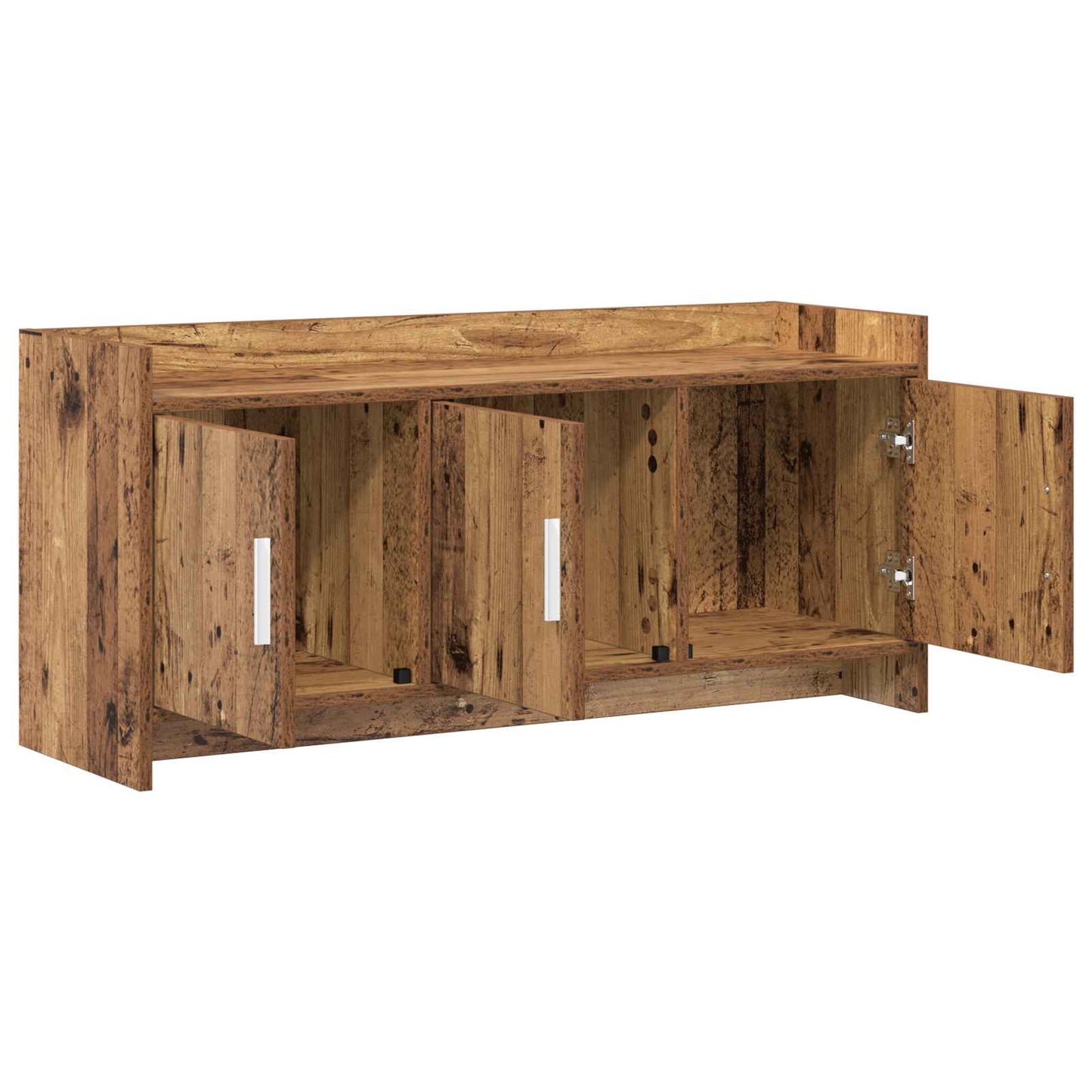 TV-skab 102 x 33 x 47 cm Gammelt træ Konstrueret træ