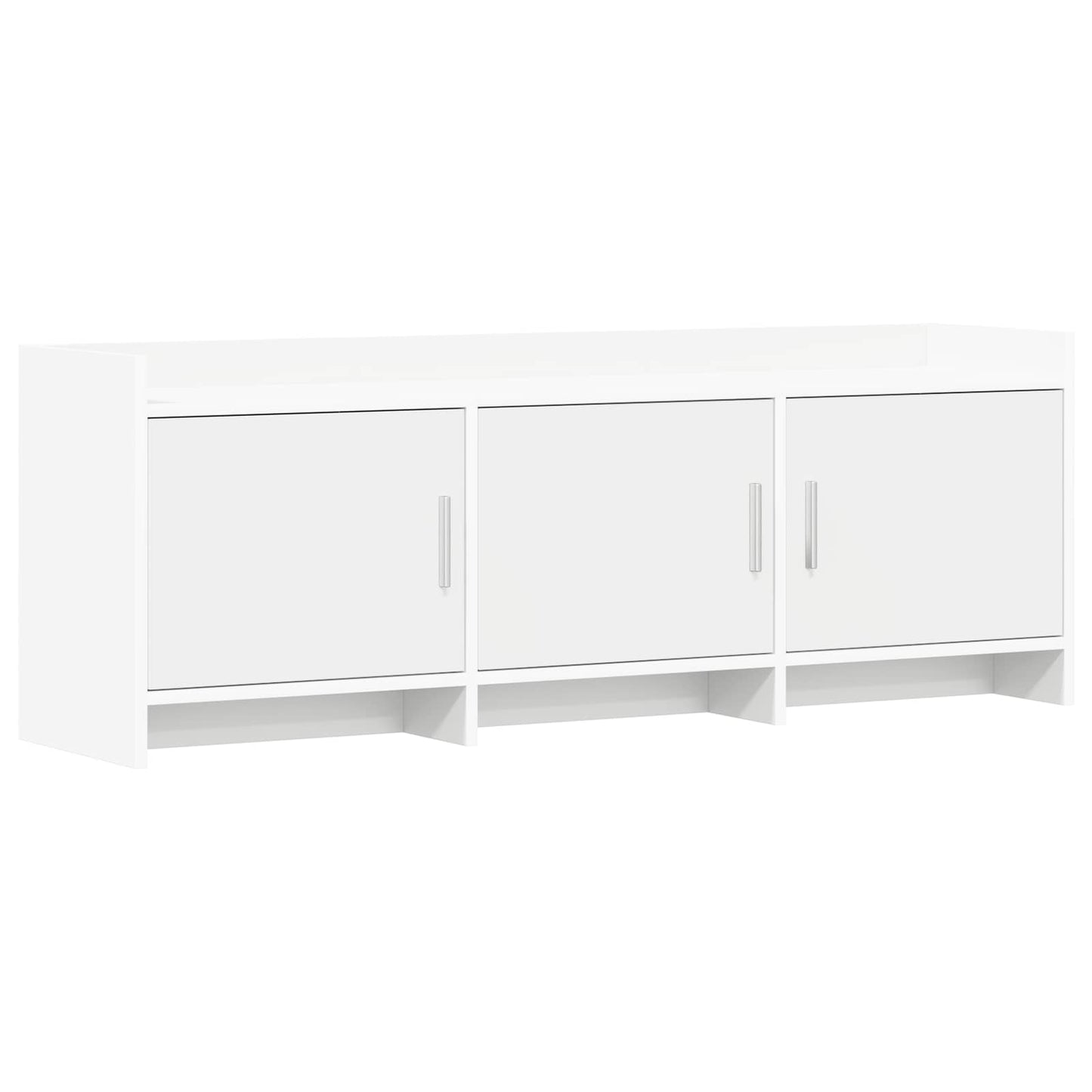 TV-skab 130 x 33 x 47 cm Hvid Konstrueret træ