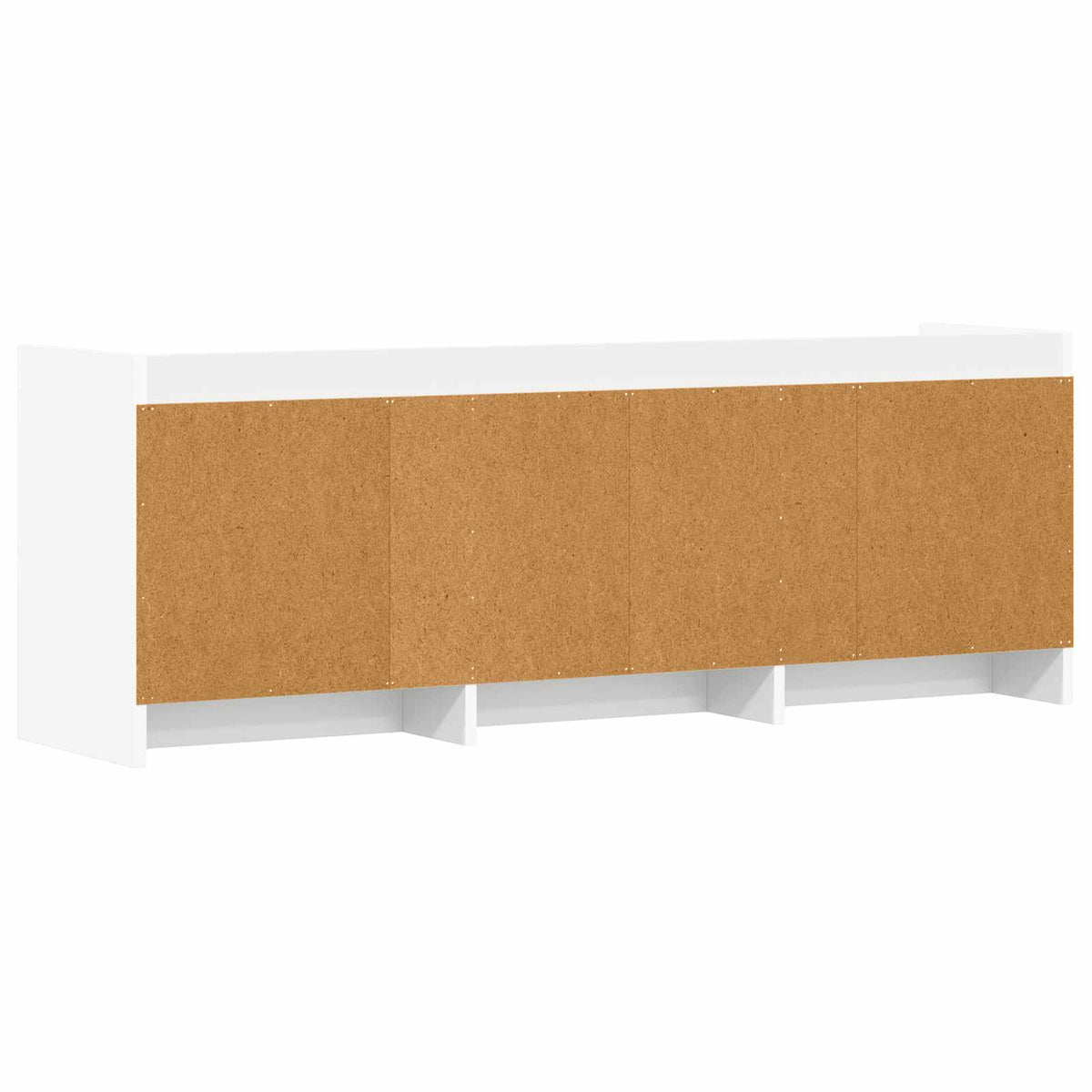 TV-skab 130 x 33 x 47 cm Hvid Konstrueret træ