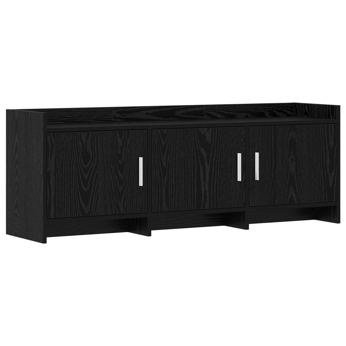 TV-skab 130 x 33 x 47 cm Sort eg Konstrueret træ