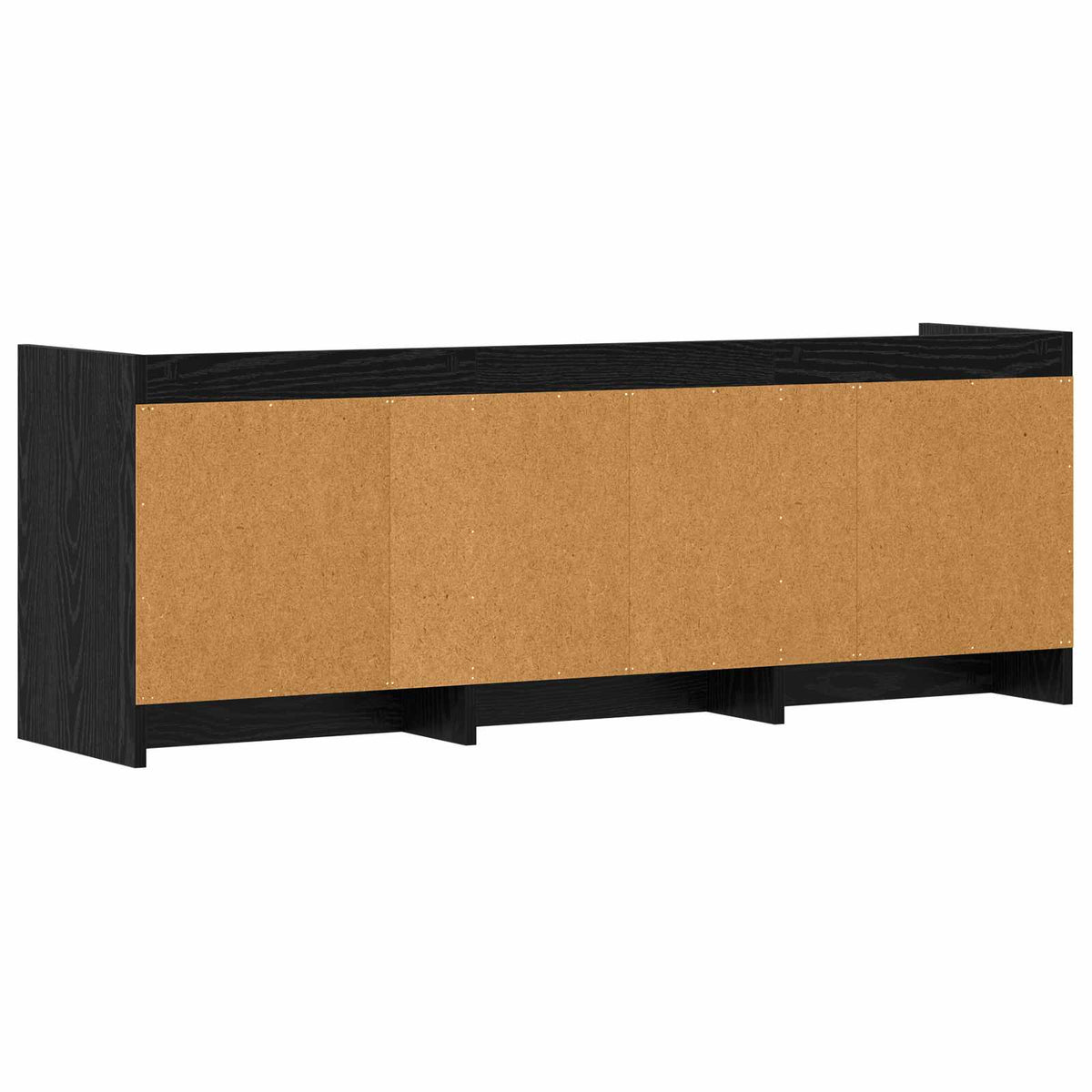 TV-skab 130 x 33 x 47 cm Sort eg Konstrueret træ