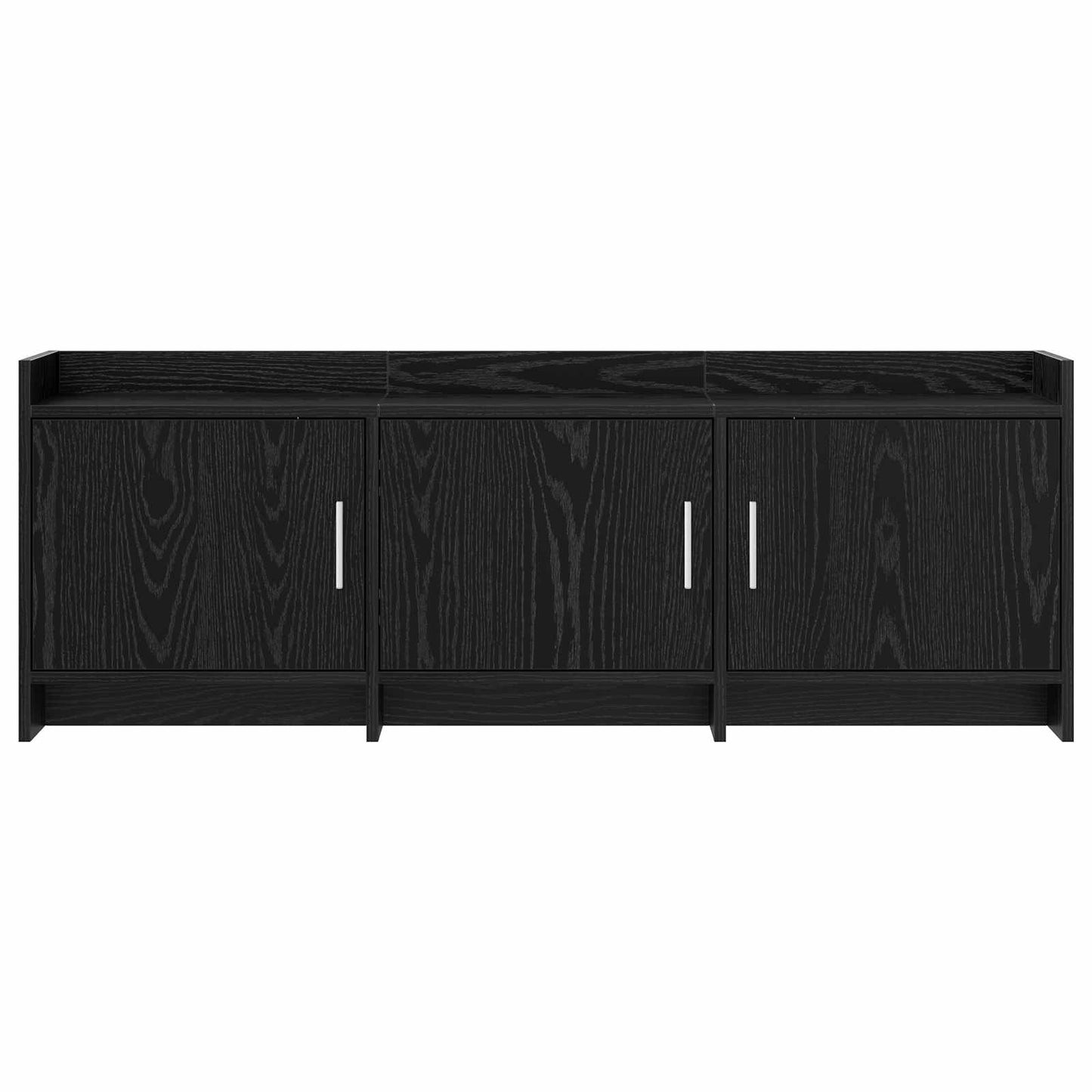 TV-skab 130 x 33 x 47 cm Sort eg Konstrueret træ
