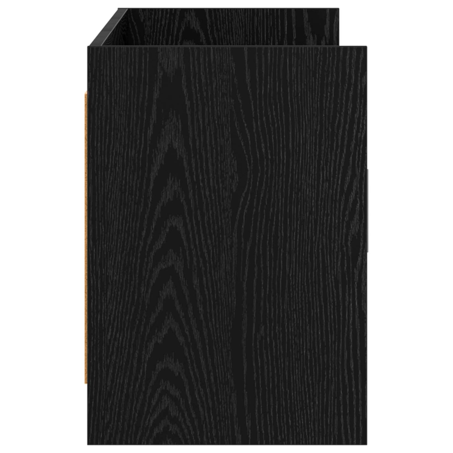 TV-skab 130 x 33 x 47 cm Sort eg Konstrueret træ