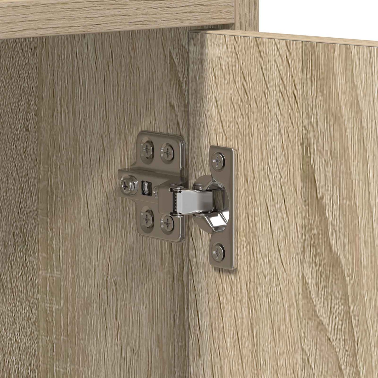TV-skab 130 x 33 x 47 cm Sonoma-eg Konstrueret træ