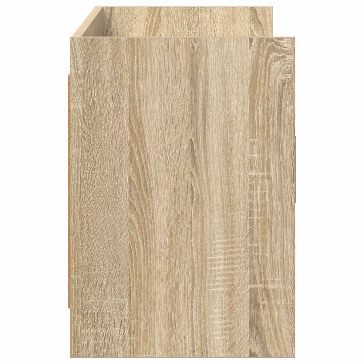 TV-skab 130 x 33 x 47 cm Sonoma-eg Konstrueret træ