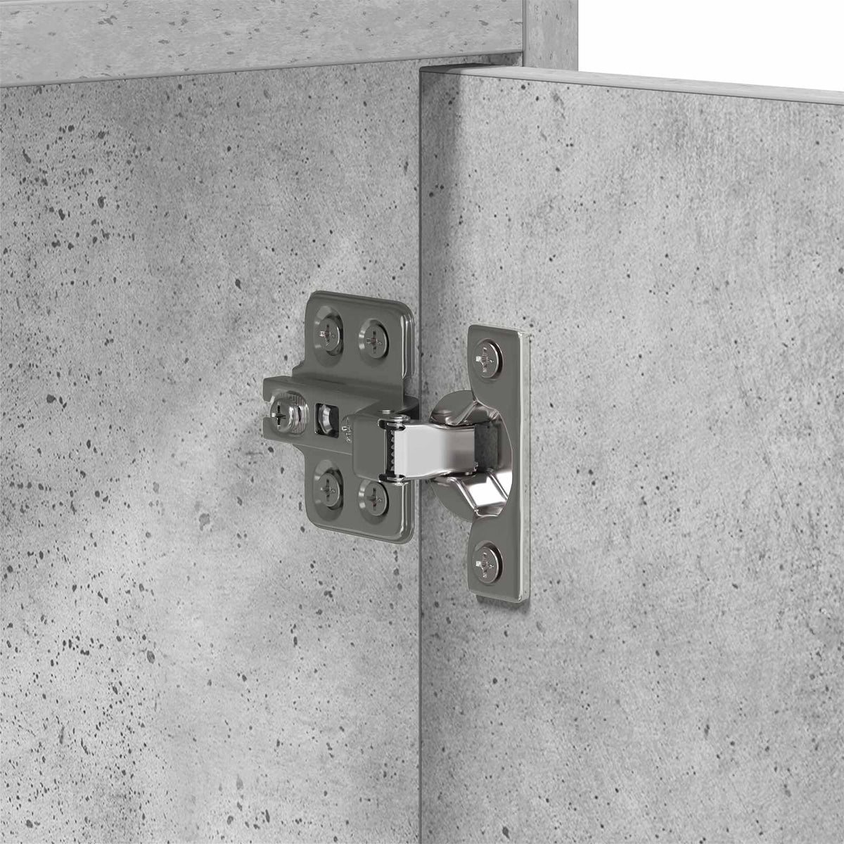 TV-skab 130 x 33 x 47 cm Betongrå Konstrueret træ