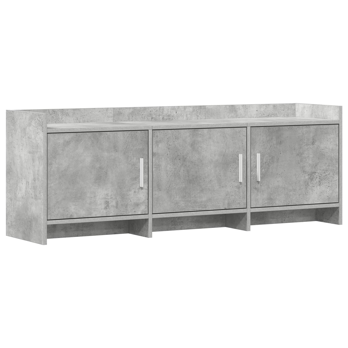 TV-skab 130 x 33 x 47 cm Betongrå Konstrueret træ