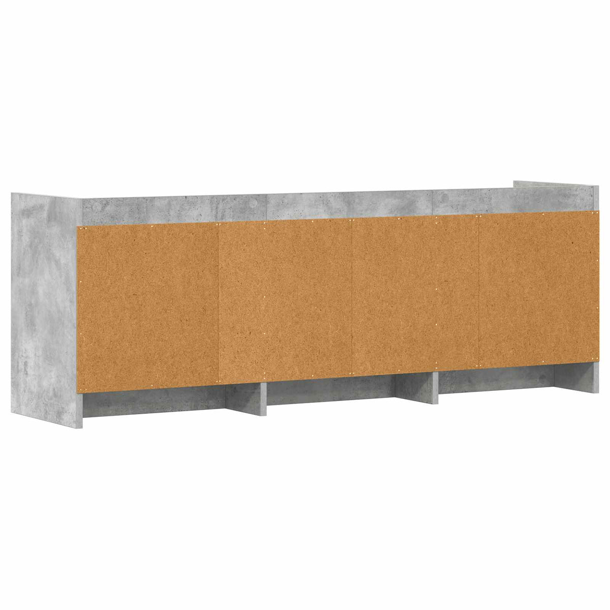 TV-skab 130 x 33 x 47 cm Betongrå Konstrueret træ