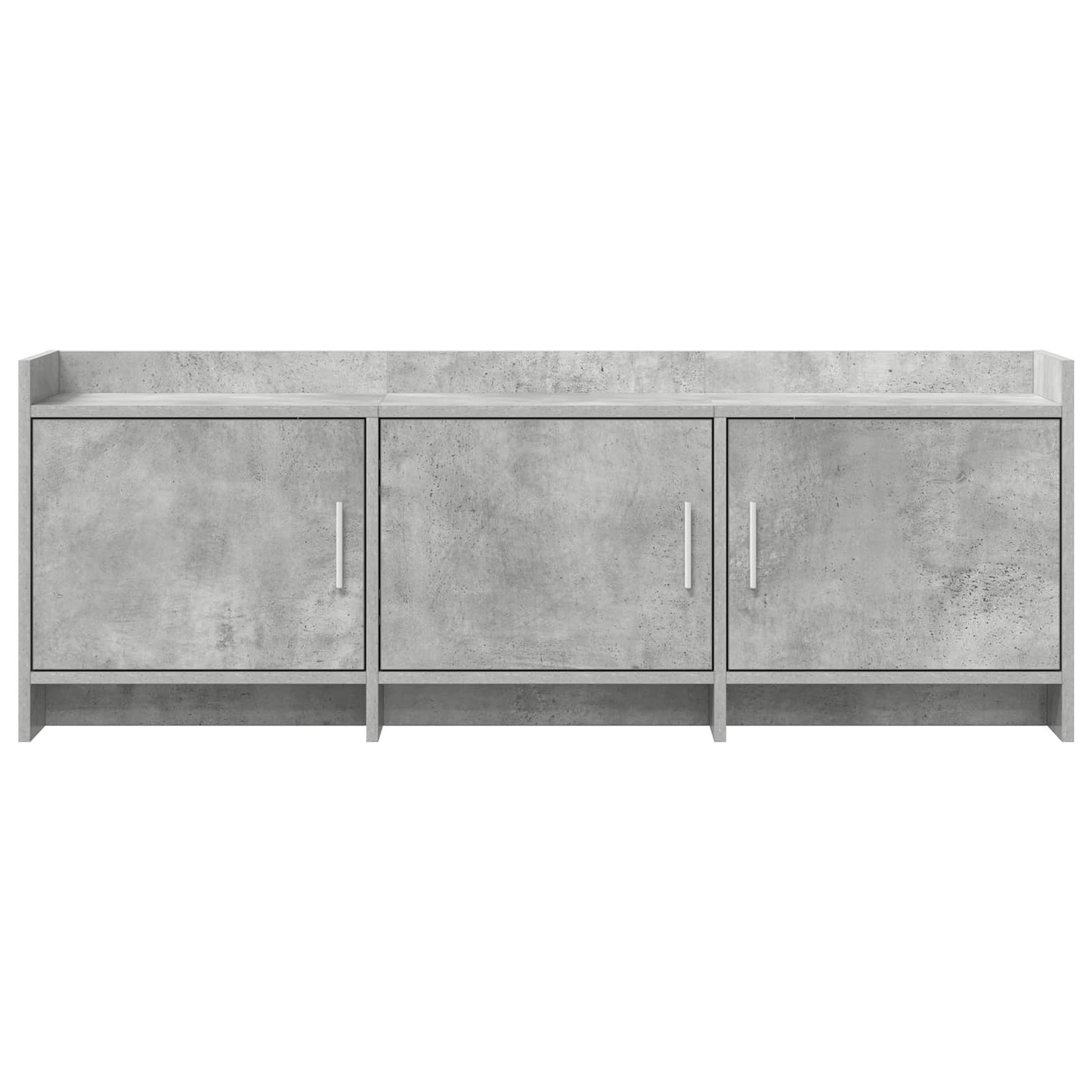 TV-skab 130 x 33 x 47 cm Betongrå Konstrueret træ