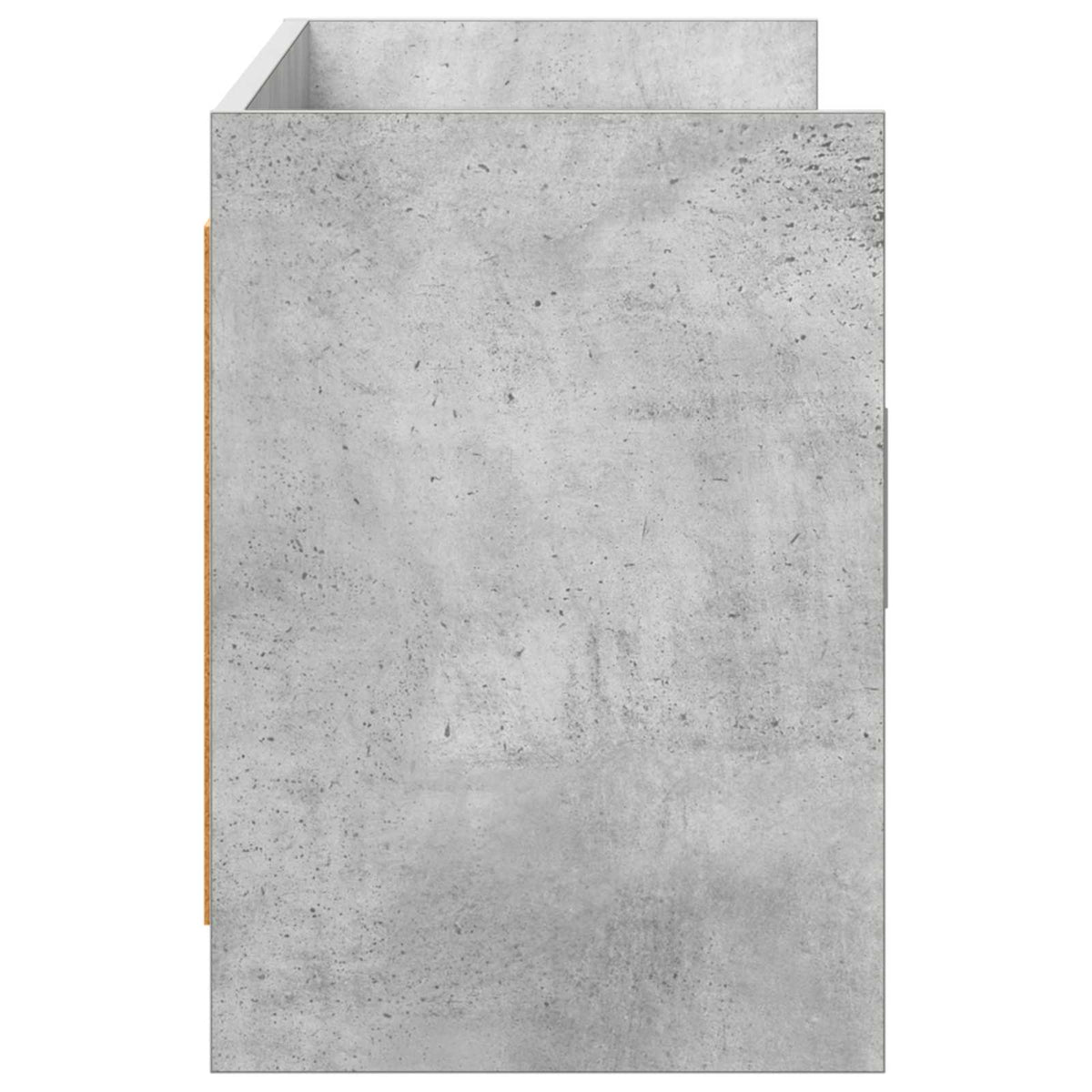 TV-skab 130 x 33 x 47 cm Betongrå Konstrueret træ