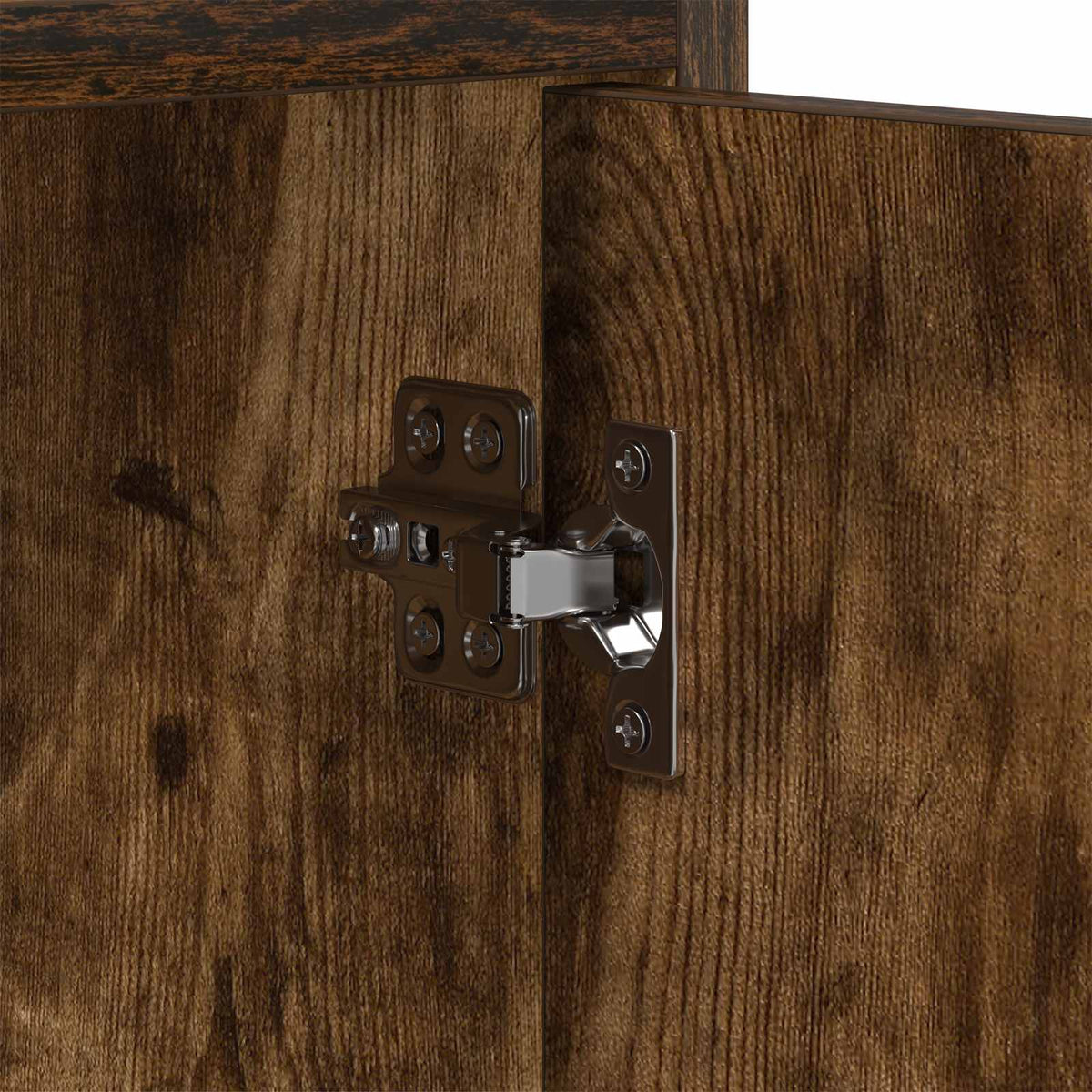 TV-skab 130 x 33 x 47 cm Røget eg Konstrueret træ