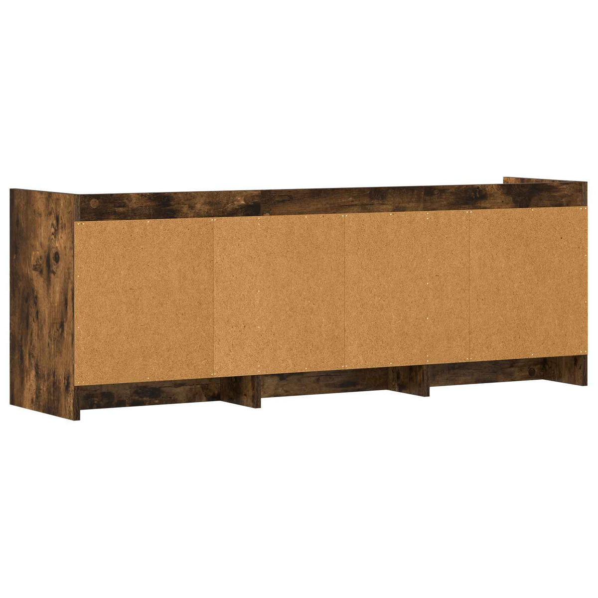 TV-skab 130 x 33 x 47 cm Røget eg Konstrueret træ