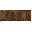 TV-skab 130 x 33 x 47 cm Røget eg Konstrueret træ