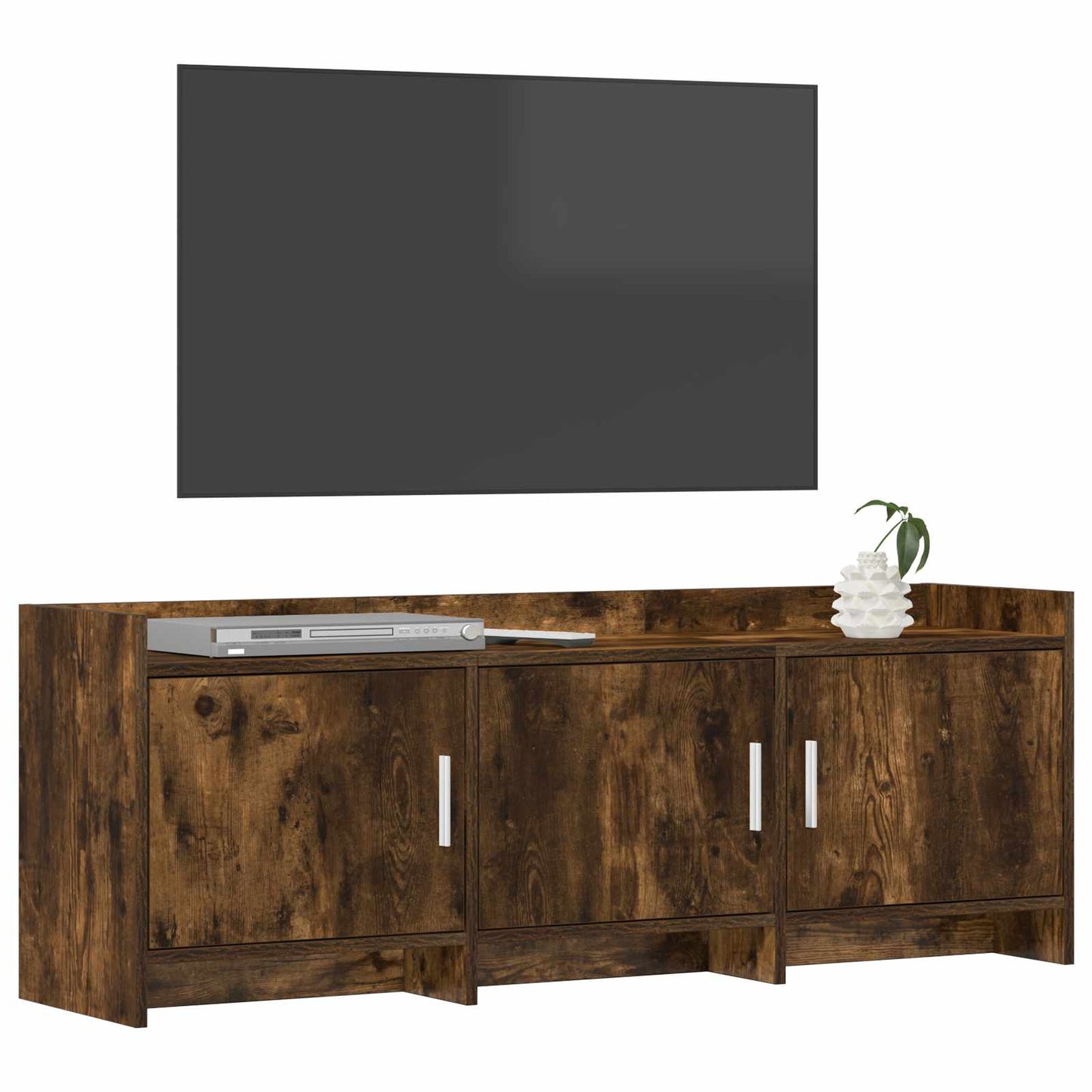 TV-skab 130 x 33 x 47 cm Røget eg Konstrueret træ