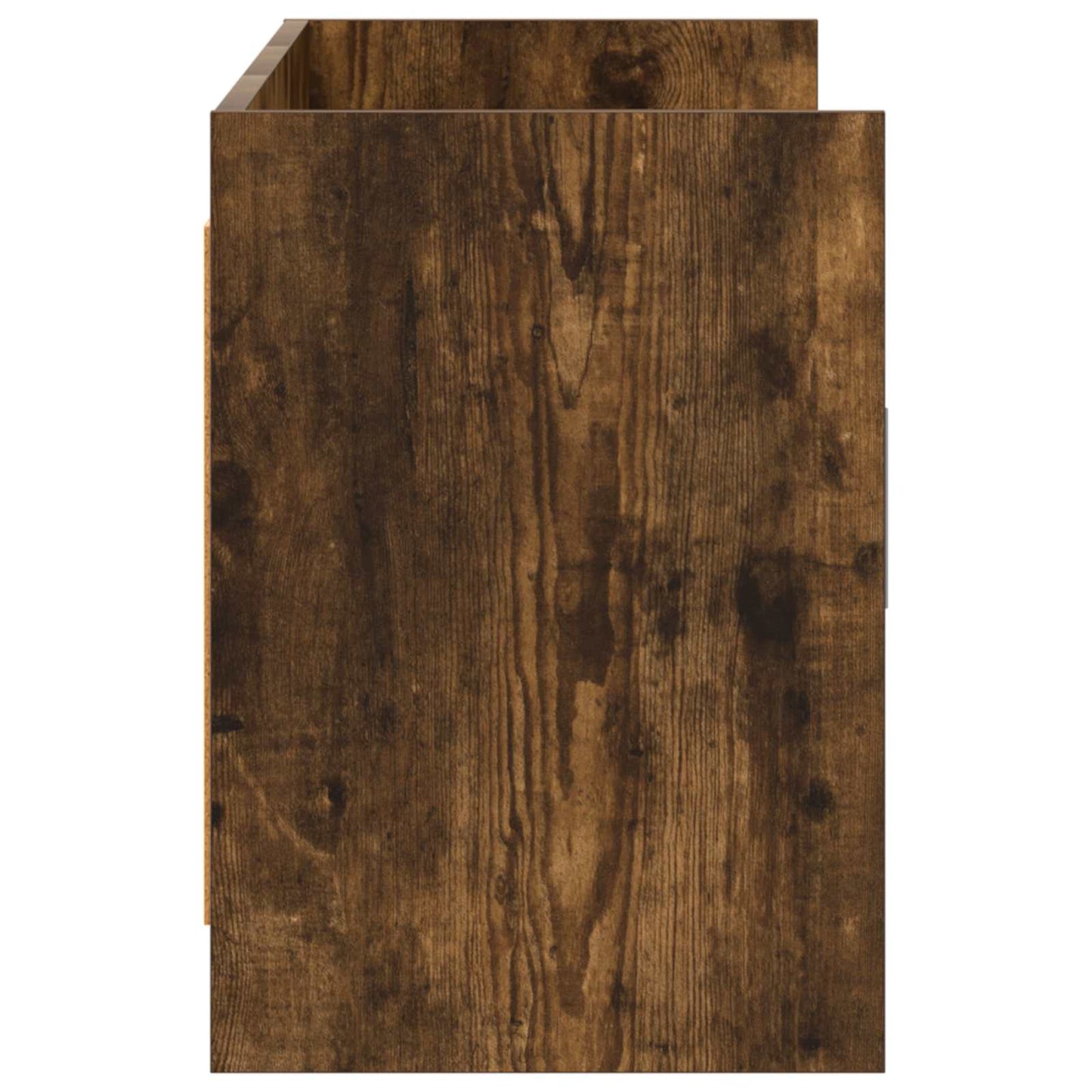 TV-skab 130 x 33 x 47 cm Røget eg Konstrueret træ