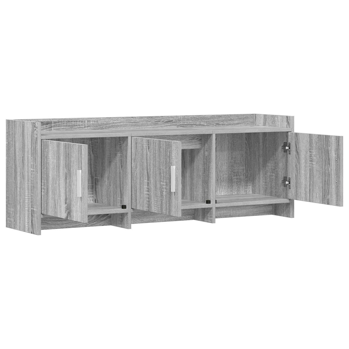 TV-skab 130 x 33 x 47 cm Grå Sonoma Konstrueret træ