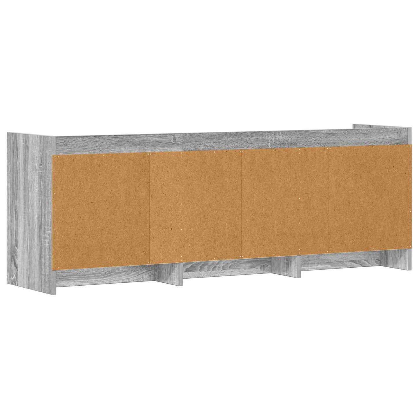 TV-skab 130 x 33 x 47 cm Grå Sonoma Konstrueret træ