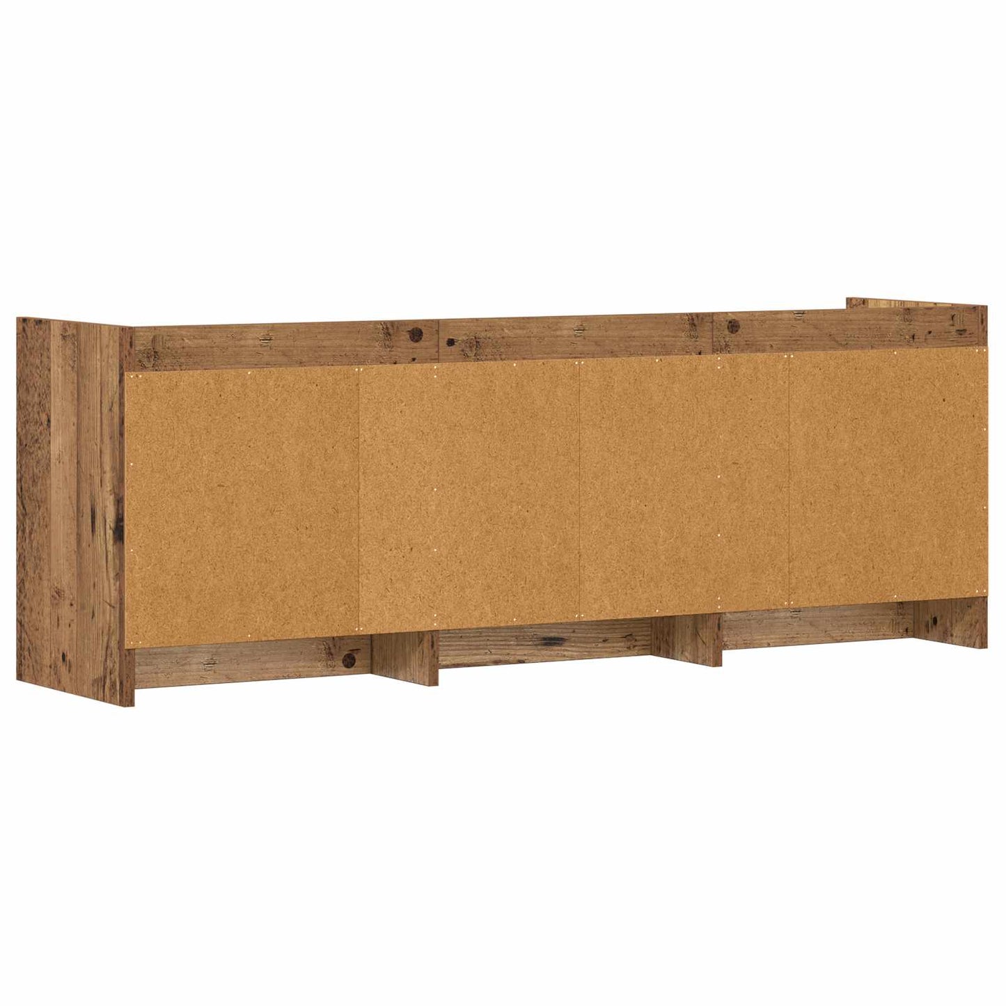 TV-skab 130 x 33 x 47 cm Gammelt træ Konstrueret træ