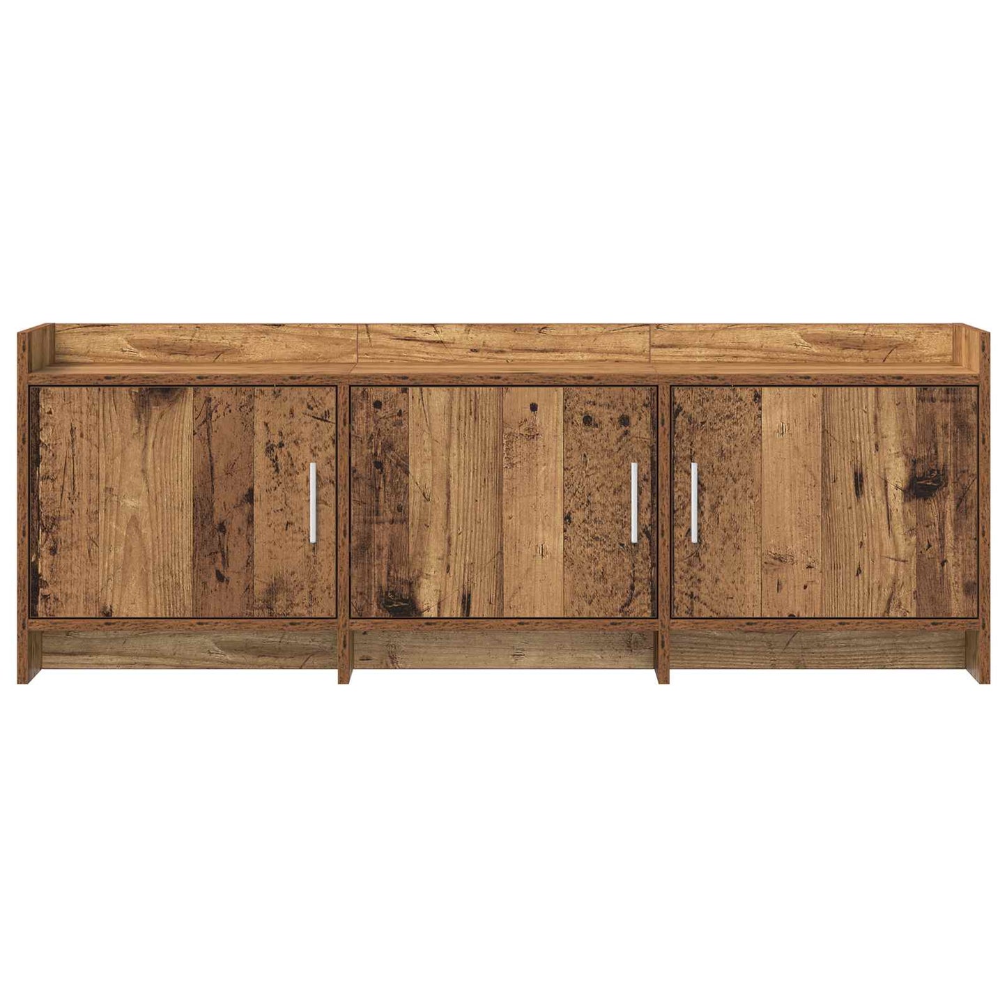 TV-skab 130 x 33 x 47 cm Gammelt træ Konstrueret træ